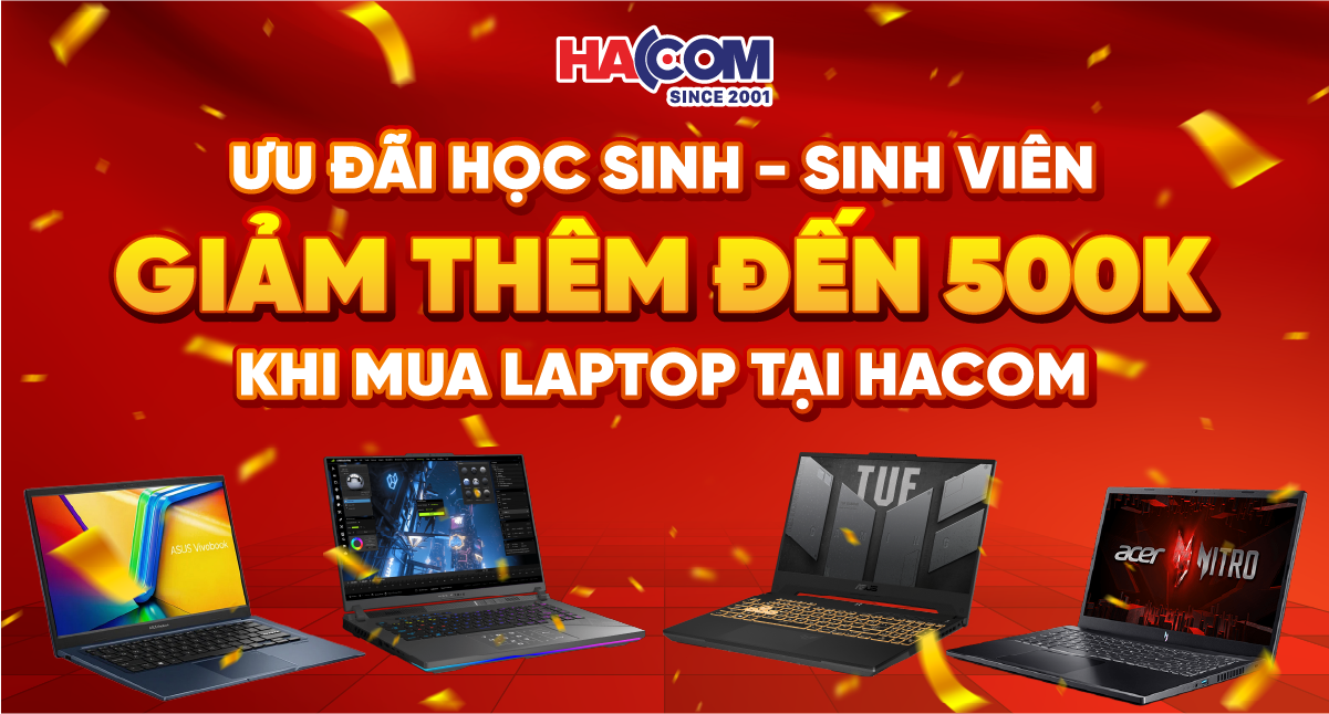 HACOM Sinh Nhật Ưu Đãi Học Sinh - Sinh Viên