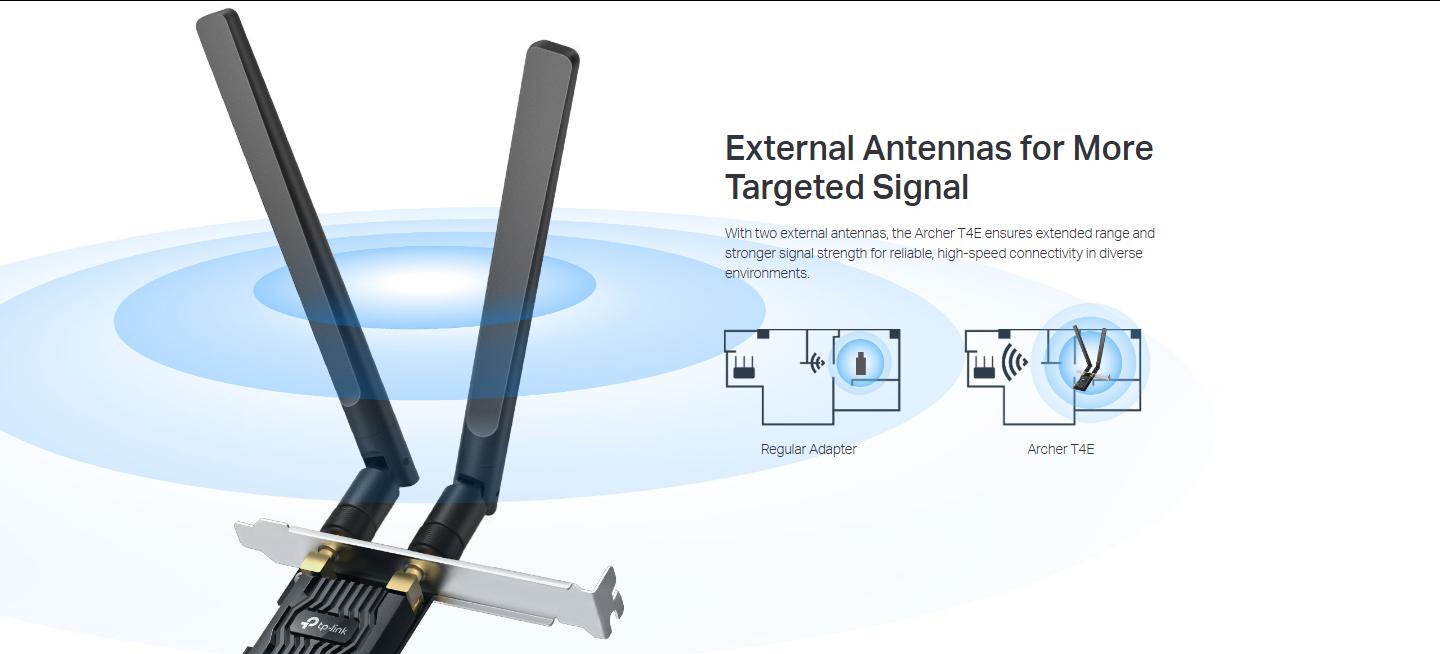 TP-link archer T4E wireless AC1200Mbps 4