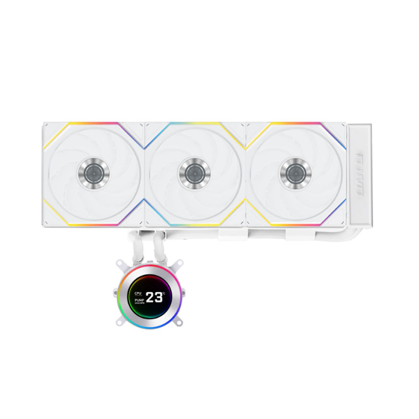 TẢN NHIỆT NƯỚC LIAN LI HYDROSHIFT II LCD-C 360TL WITH FAN TL WIRELESS WHITE - GHS2LCD36TW