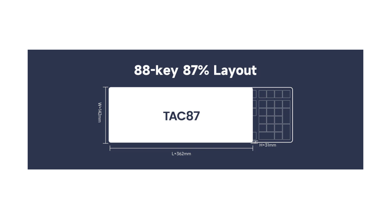 Bàn phím AKKO TAC87 Horizon Mirror 3