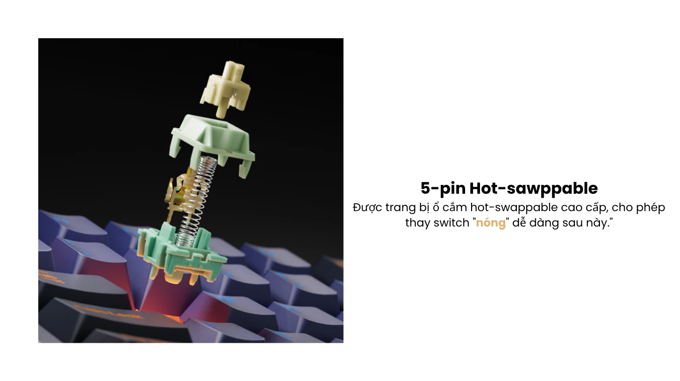 Bàn phím AKKO TAC87 Horizon Mirror 7