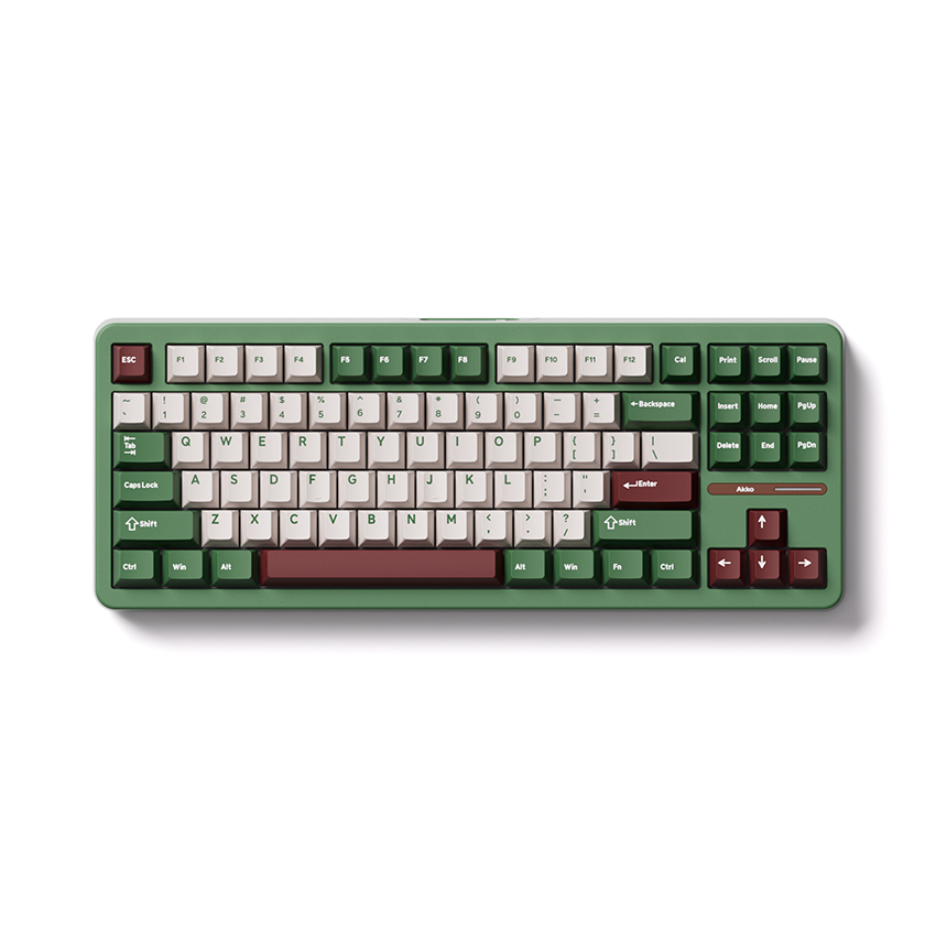 Bàn phím AKKO TAC87 Matcha Red Bean Stellar Rose 1