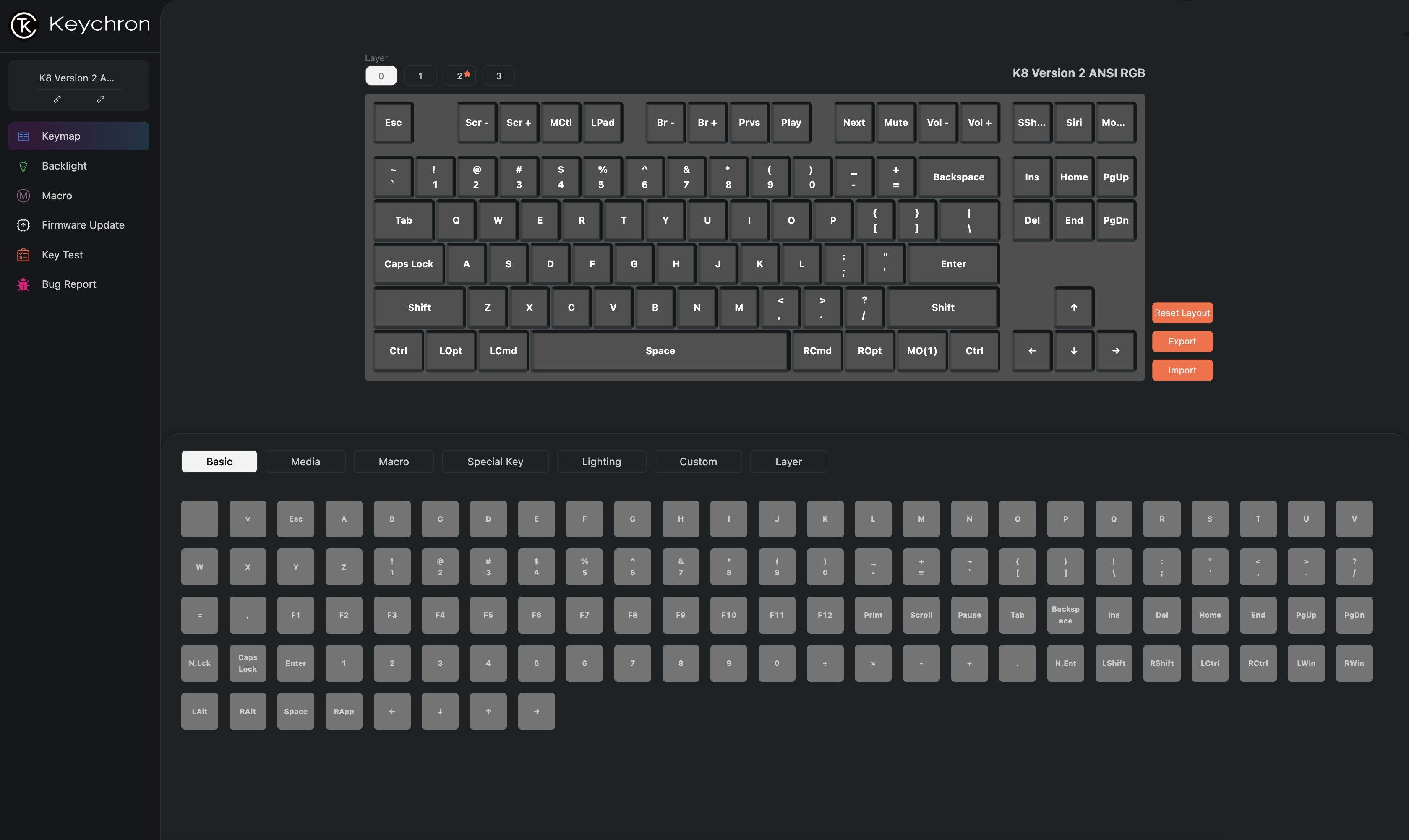 Bàn phím Keychron K8X 6