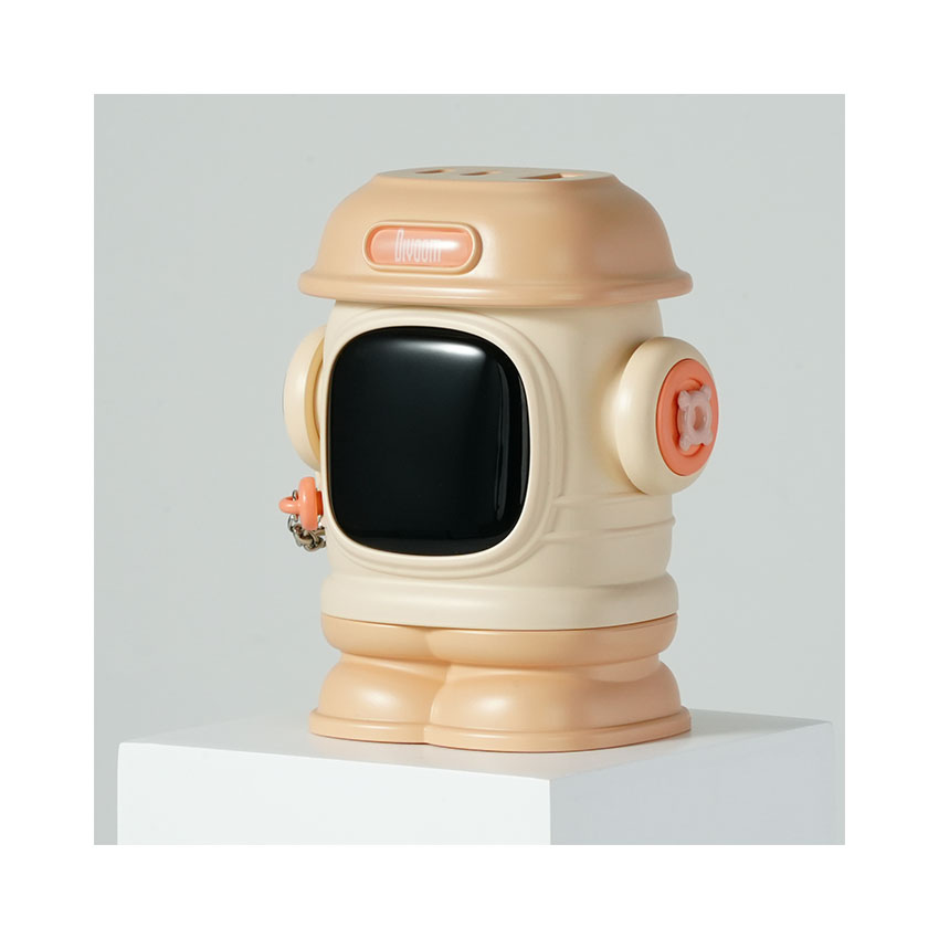 Củ sạc Divoom Dipow-65 màn hình LED 2C1A, màu hồng - Hình 3