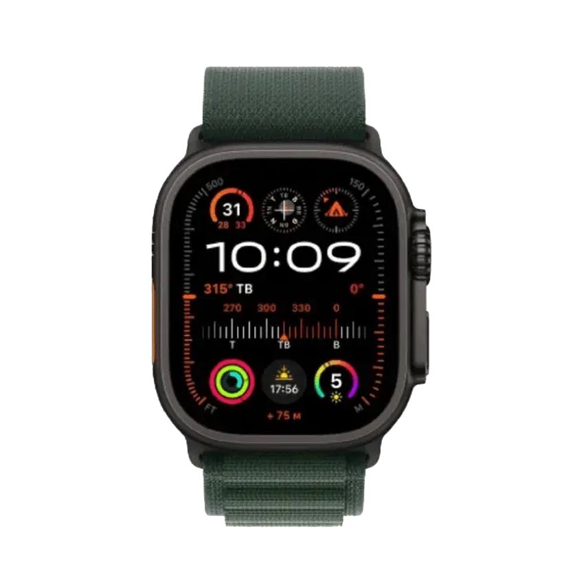 Đồng hồ Apple Watch Ultra 2 GPS + Cellular 49mm Viền Natural Titanium Dây Alpine L (MX4H3VN/A)