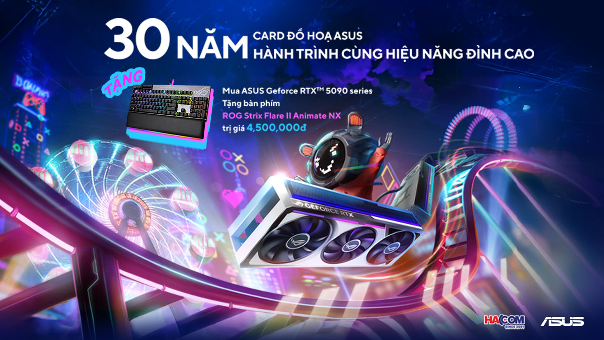 Card đồ họa ASUS: 30 Năm – Hành trình cùng hiệu năng đỉnh cao