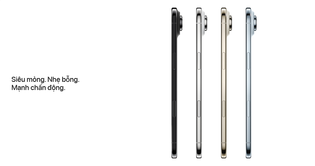 Thiết Kế Siêu Mỏng - Titanium Grade 5 Ấn Tượng