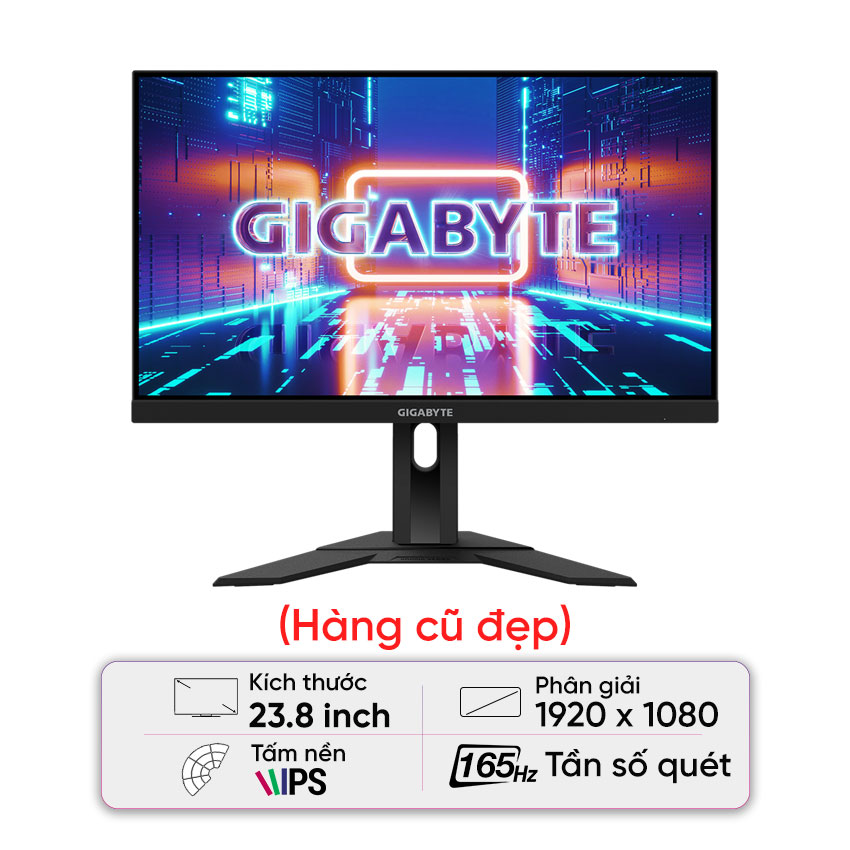 Màn hình Gaming Gigabyte G24F-EK  Cũ đẹp (Tray, kèm dây nguồn) - Hình 1