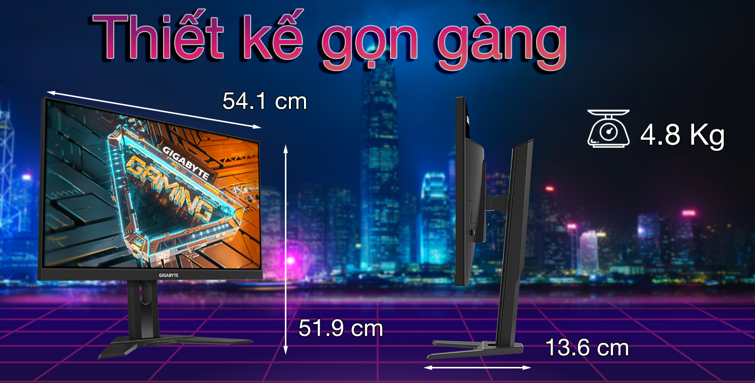 Thiết kế ergonomic và tiết kiệm không gian