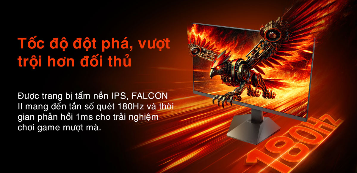 Hiệu năng thống trị đấu trường ảo với tần số quét 180Hz