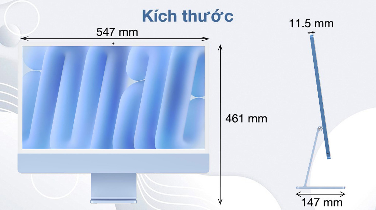 Thiết kế All-in-One tinh gọn cho không gian làm việc đẳng cấp