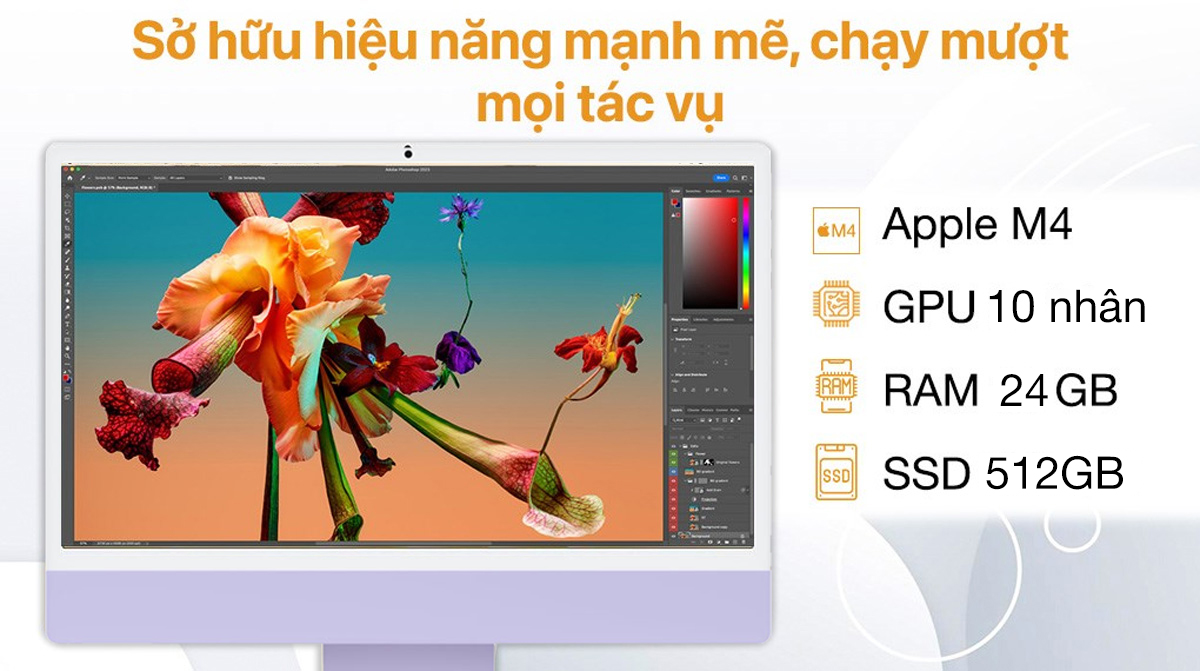 Hiệu Năng Mạnh Mẽ Với Chip Apple M4