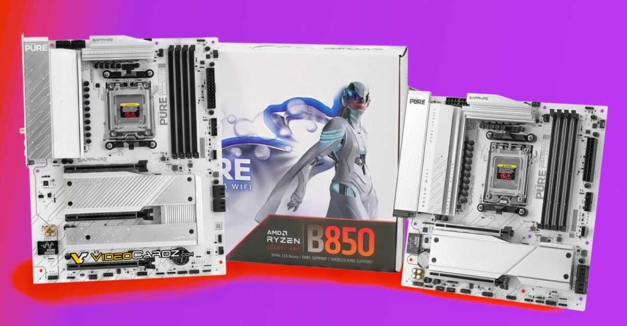 Sapphire: Ra mắt bo mạch chủ PURE B850A và B850M tại Trung Quốc