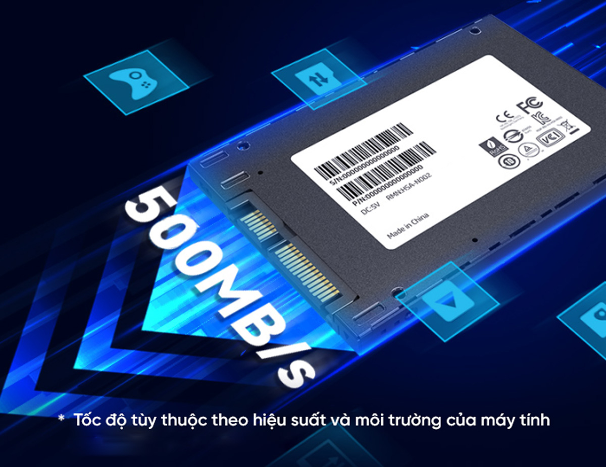 Ổ Cứng SSD 512GB - Tốc Độ Khởi Động Và Truy Xuất Vượt Trội