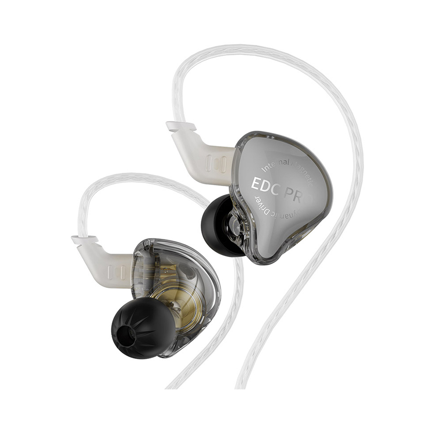 Tai nghe có dây KZ EDC Pro - Màu Xám (Có mic) 1