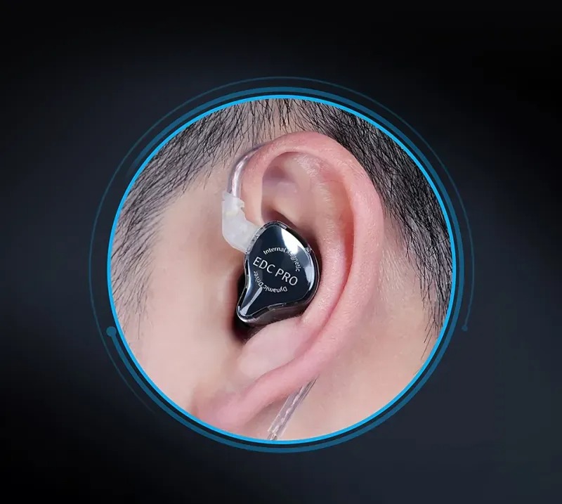 Tai nghe có dây KZ EDC Pro - Màu Xám (Có mic) 3