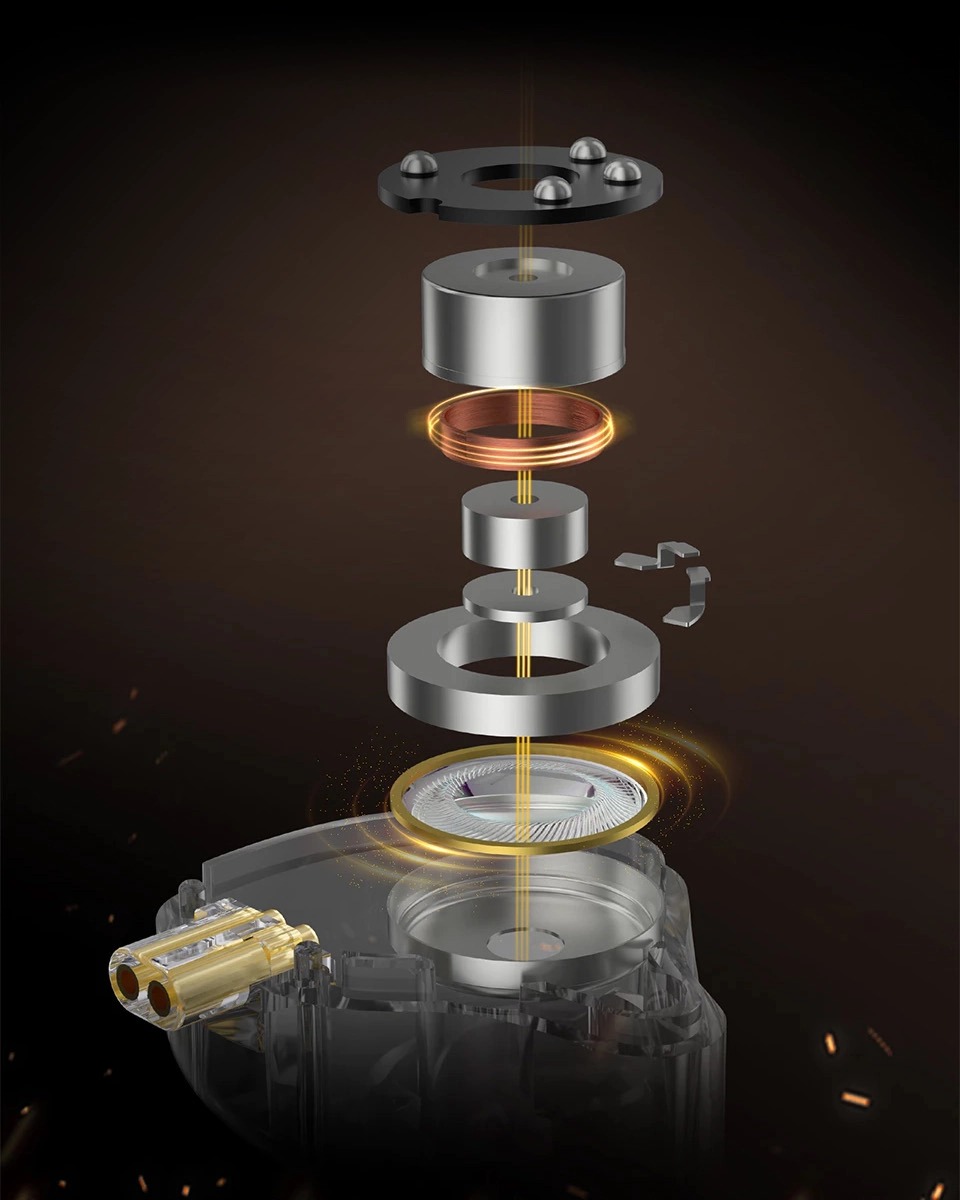 Tai nghe có dây KZ GALE - Màu Đen (Có mic) 4