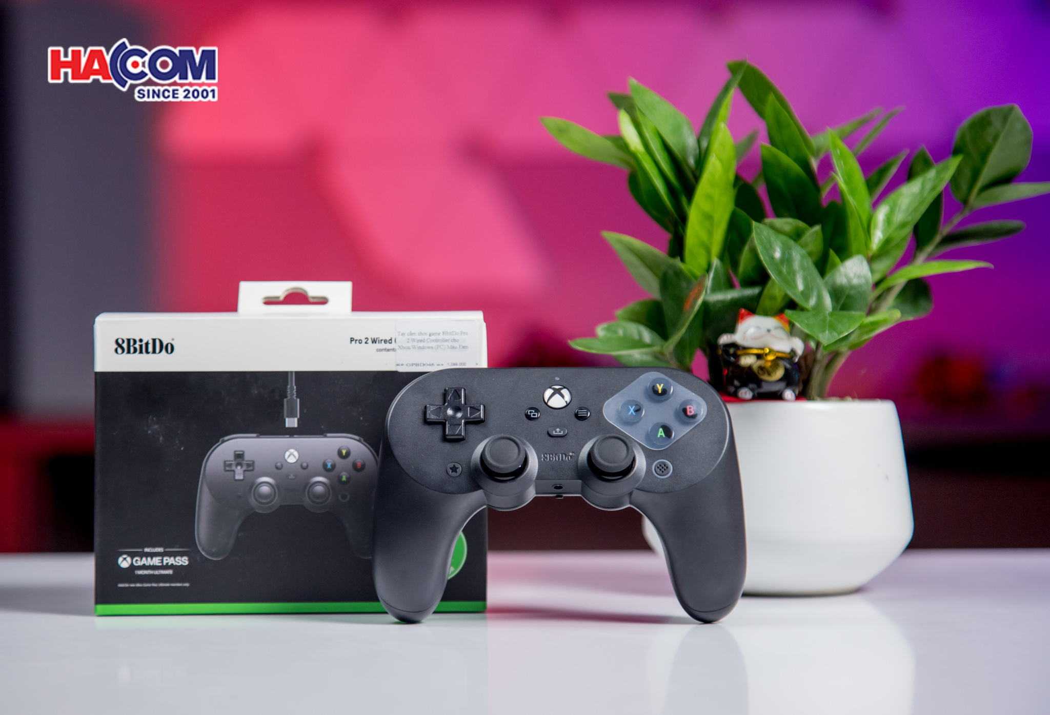 Tay cầm chơi game 8BitDo Pro 2 Wired Controller cho Xbox/Windows (PC) Màu Đen 9