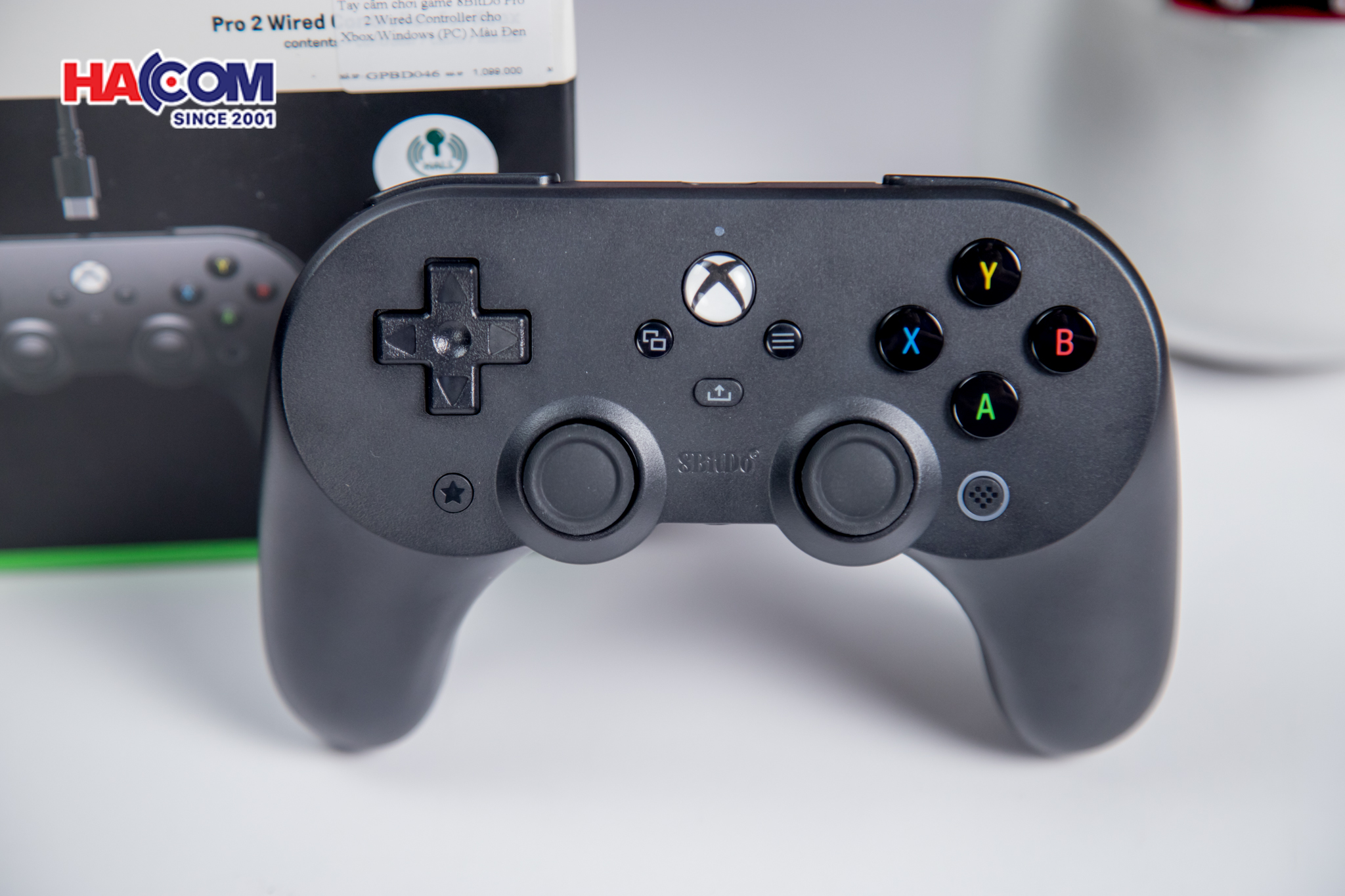 Tay cầm chơi game 8BitDo Pro 2 Wired Controller cho Xbox/Windows (PC) Màu Đen 10