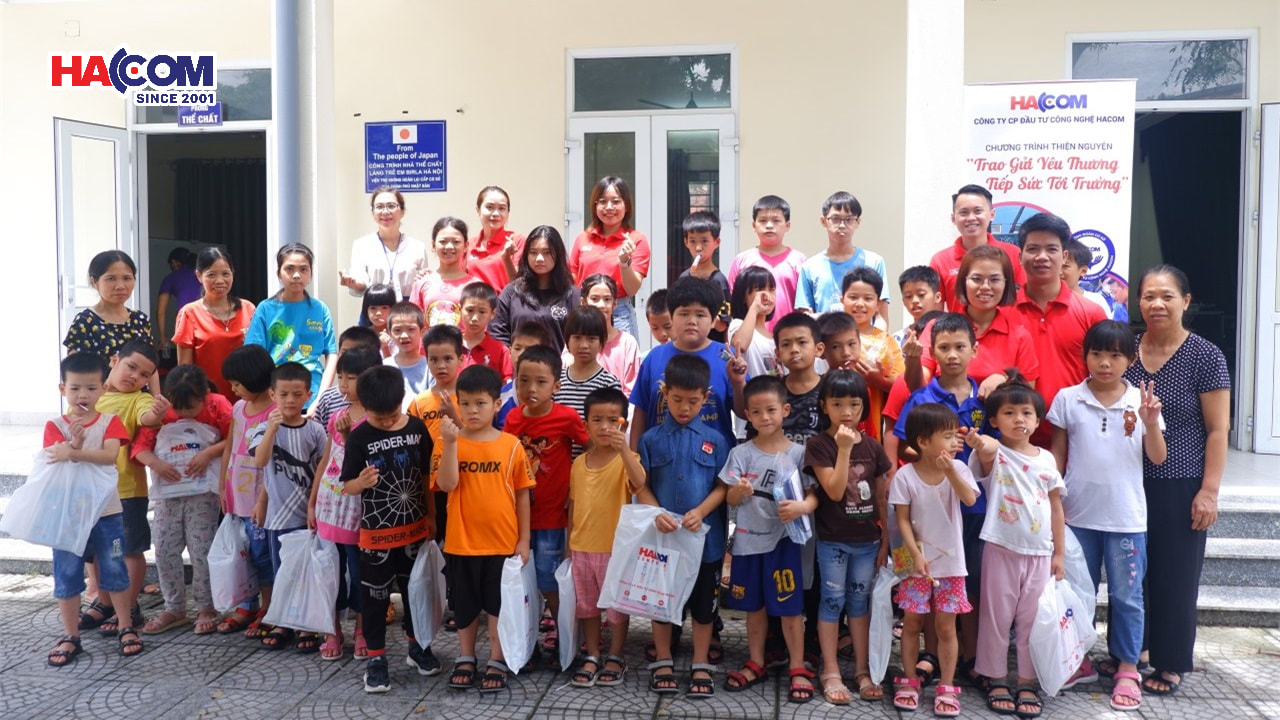 Chương trình thiện nguyện HACOM tại Làng trẻ em Birla: Trao gửi yêu thương - Tiếp sức tới trường