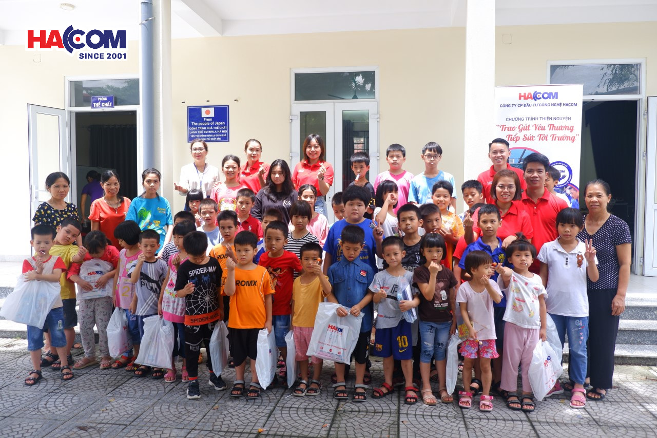 Chương trình thiện nguyện HACOM tại Làng trẻ em Birla - Ảnh 1
